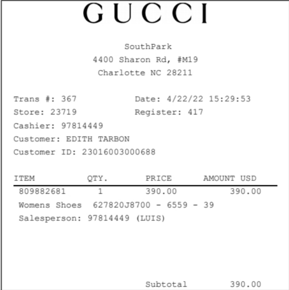 Gucci Ladies Slides - Picture 7 of 7